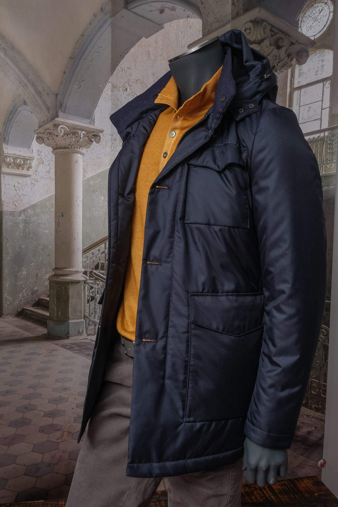 parka trussardi homme